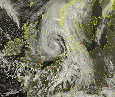 Image d'illustration pour Bilan de la tempête Jeanne en Bretagne, Normandie, Nord-Pas-de-Calais 