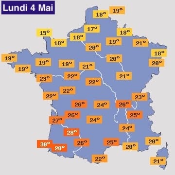 Image d'illustration pour Début de semaine plus chaud au Sud, mais incertitudes au Nord