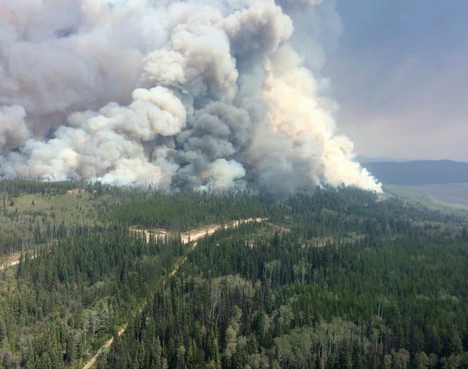 Image d'illustration pour Gigantesques incendies de forêt au Canada et aux États-Unis
