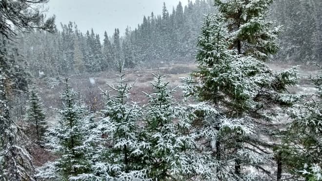 Image d'illustration pour Premières neiges de la saison au Québec