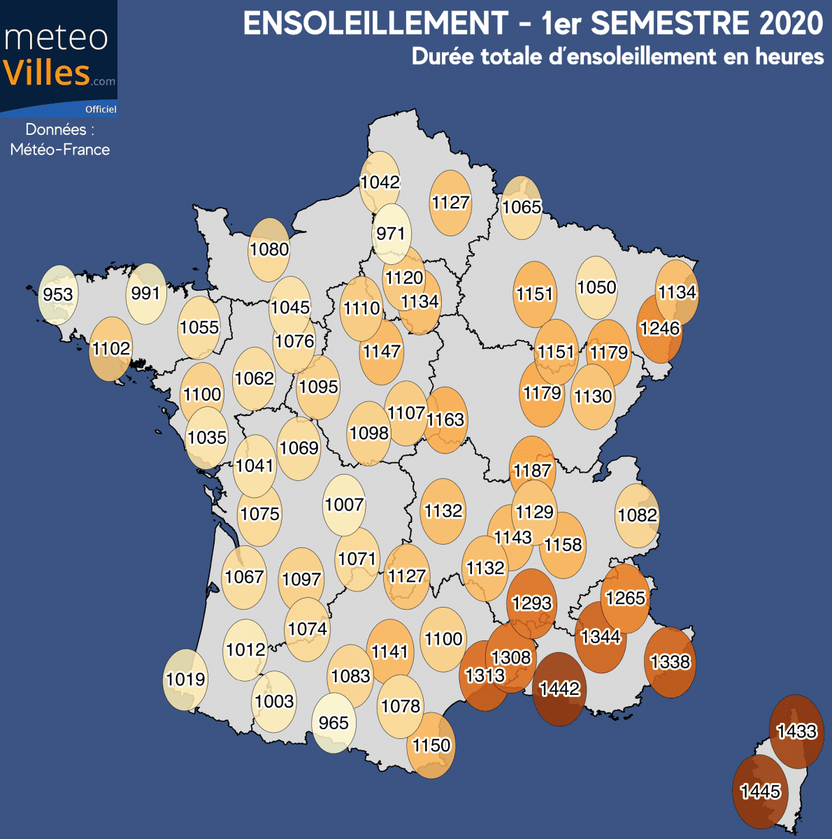 Image d'illustration pour 1er semestre 2020 : le plus chaud jamais mesuré en France !