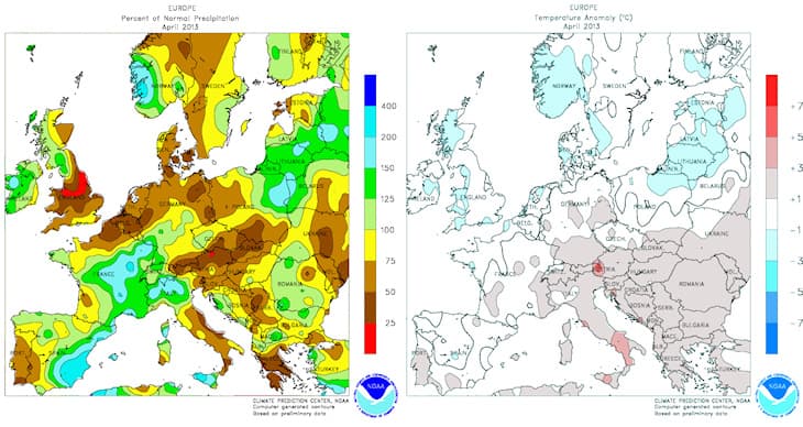 Image d'illustration pour Bilan météo de juin 2013 en France et en Europe