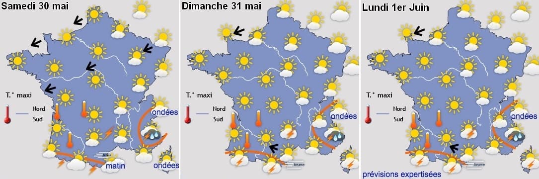 Image d'illustration pour Week-end de pentecôte estival à attendre sur le pays