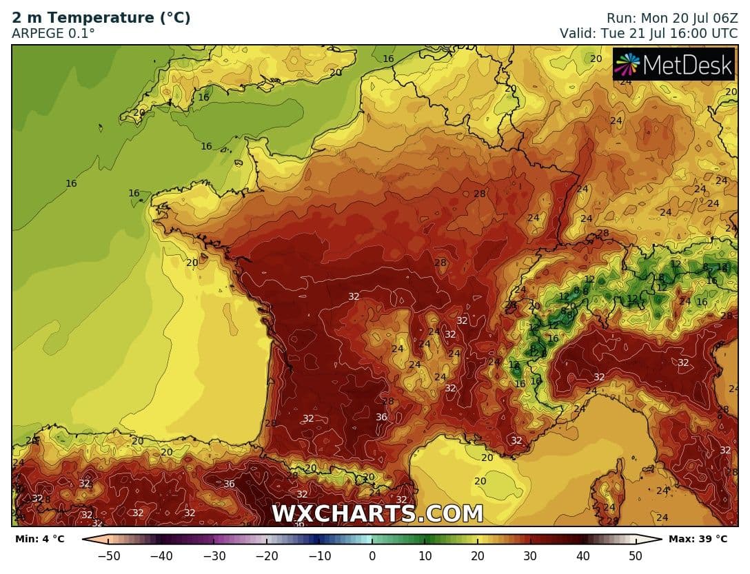 Image d'illustration pour Retour des orages parfois forts cette semaine sur la moitié Sud