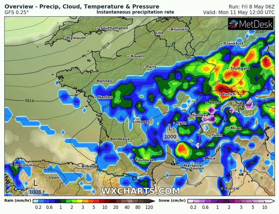 Image d'illustration pour Fréquents orages dans les prochains jours sur le pays 