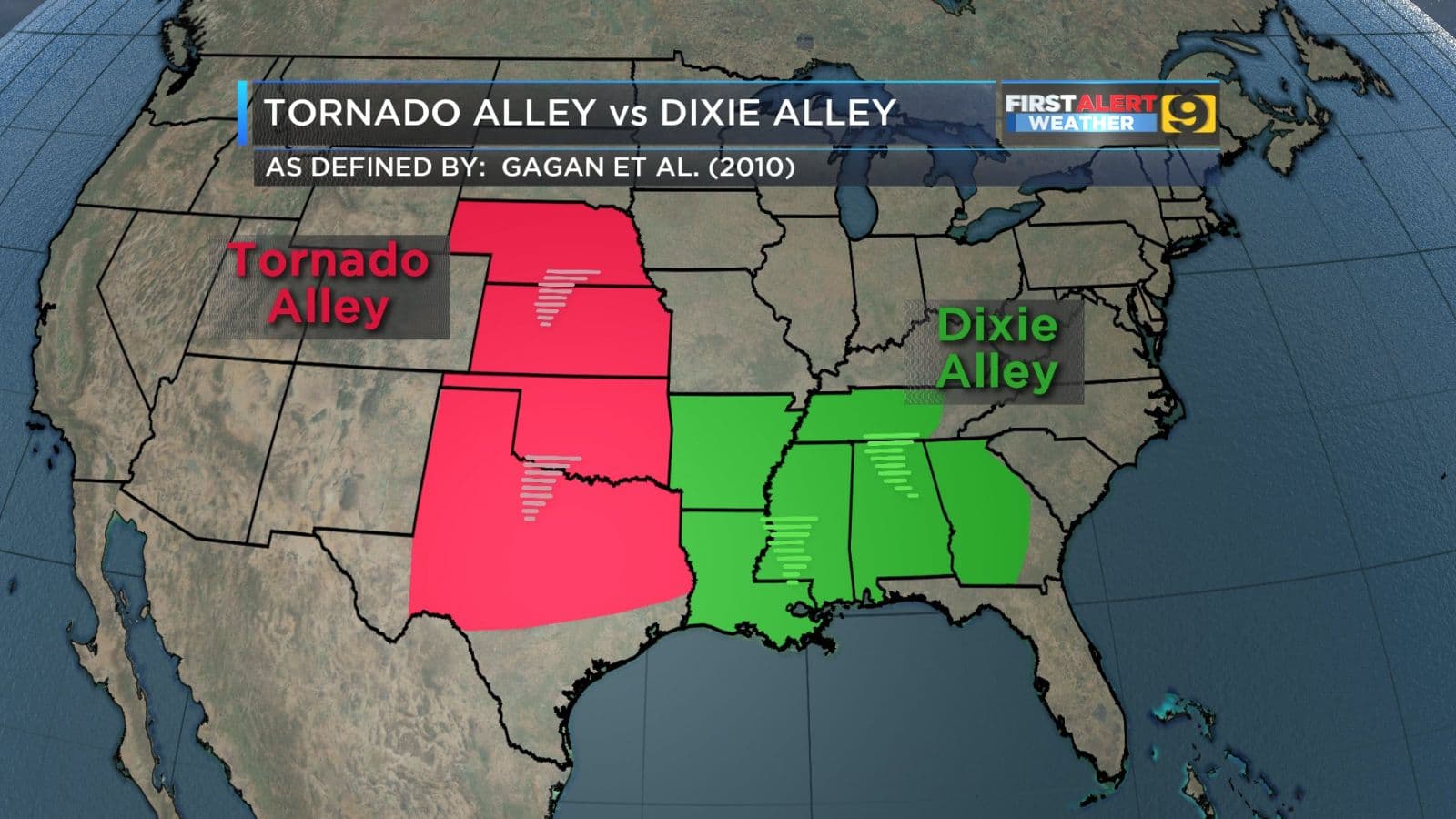 Image d'illustration pour Tornades aux Etats-Unis : Pâques meurtrier dans la Dixie Alley