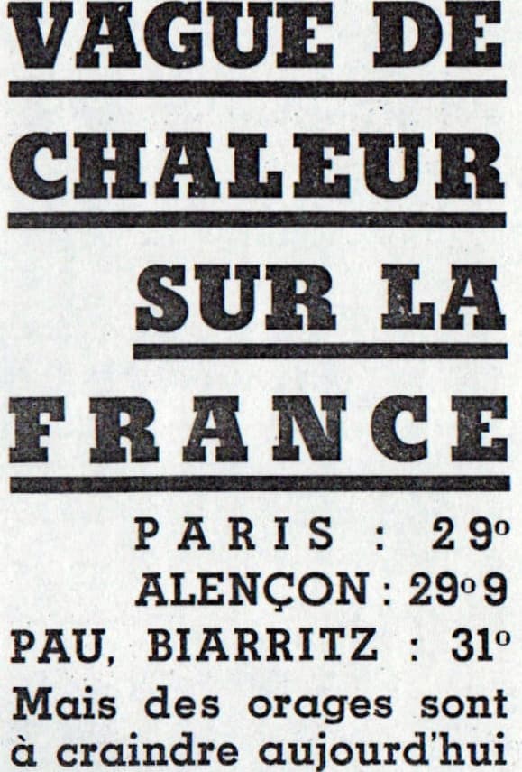 Image d'illustration pour Chaleur au mois de mai : des événements marqués dans le passé