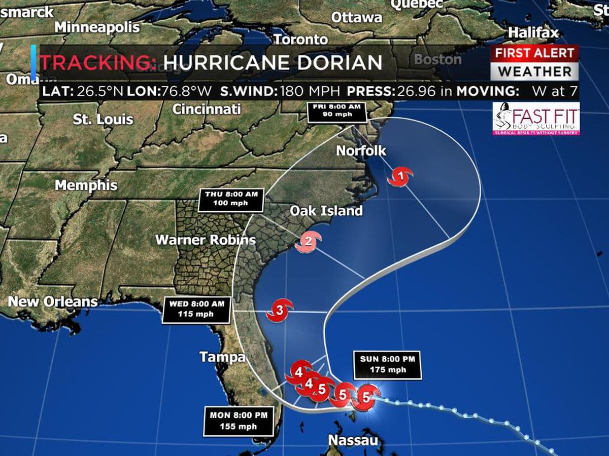 Image d'illustration pour Ouragan Dorian - suivi d'une catastrophe aux Bahamas