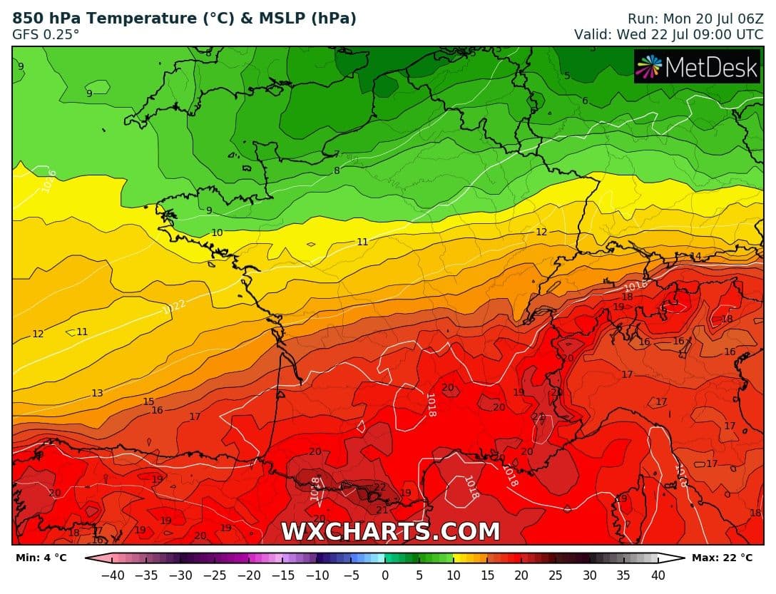 Image d'illustration pour Retour des orages parfois forts cette semaine sur la moitié Sud