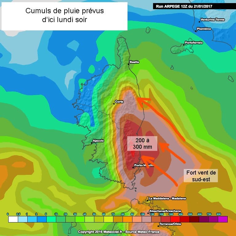 Image d'illustration pour Orage, vent, neige : forte agitation sur la Corse 