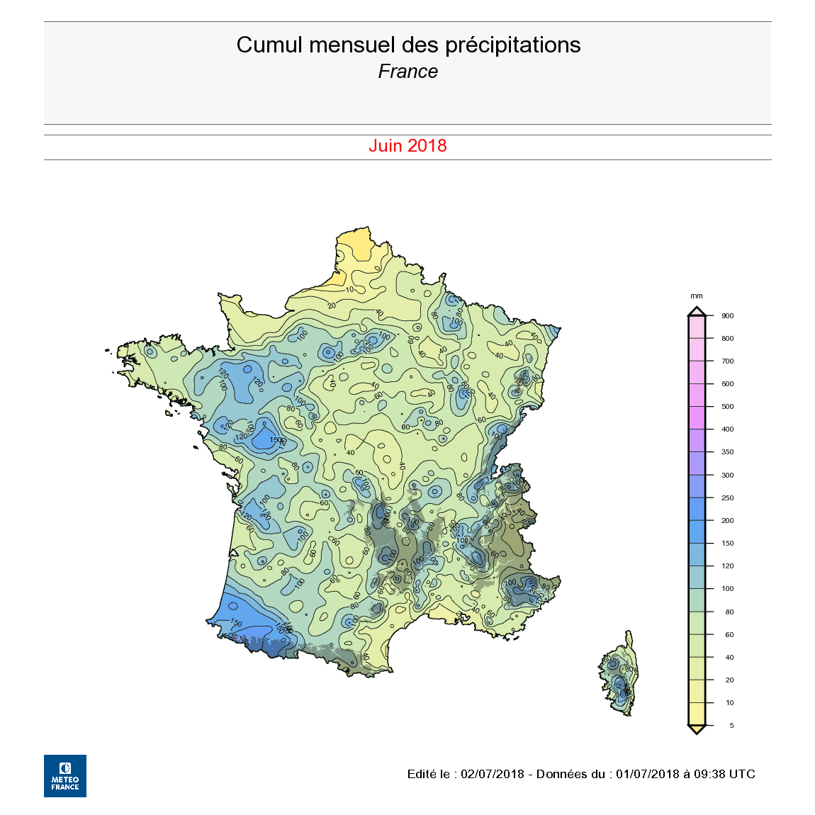 Image d'illustration pour Bilan définitif de juin : chaud et très orageux ! 