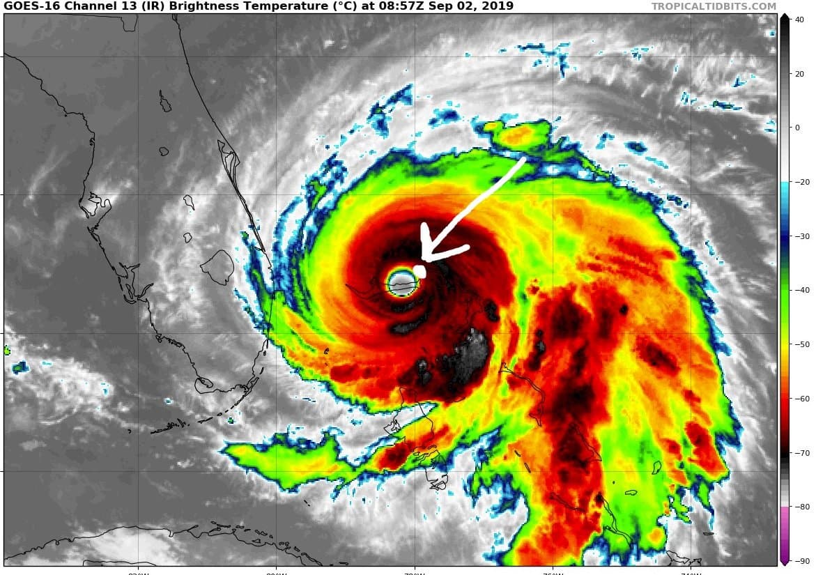 Image d'illustration pour Ouragan Dorian - suivi d'une catastrophe aux Bahamas