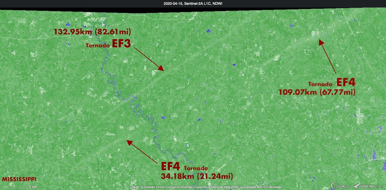 Image d'illustration pour Tornades aux Etats-Unis : Pâques meurtrier dans la Dixie Alley