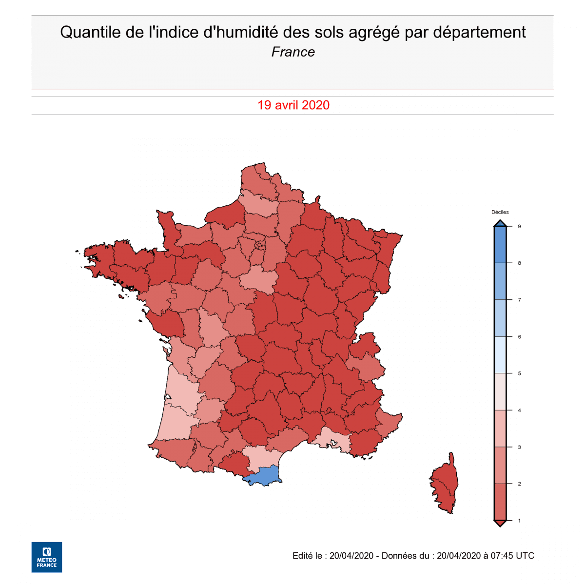 Image d'illustration pour Le point sur la sécheresse en France en cette mi-Avril
