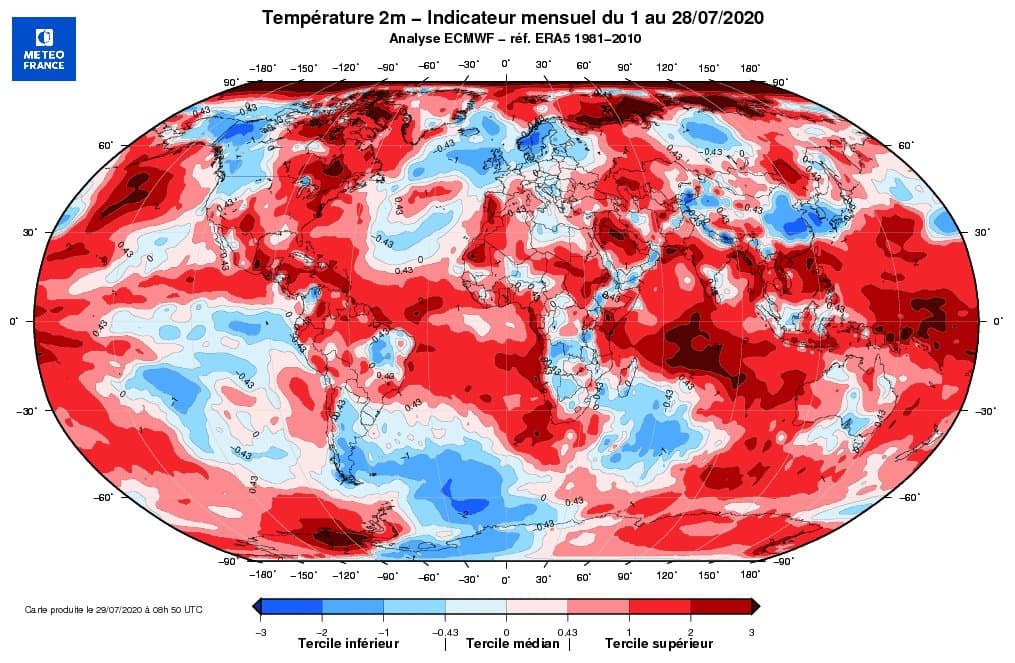 Image d'illustration pour L’actualité météo dans le monde en ce début août