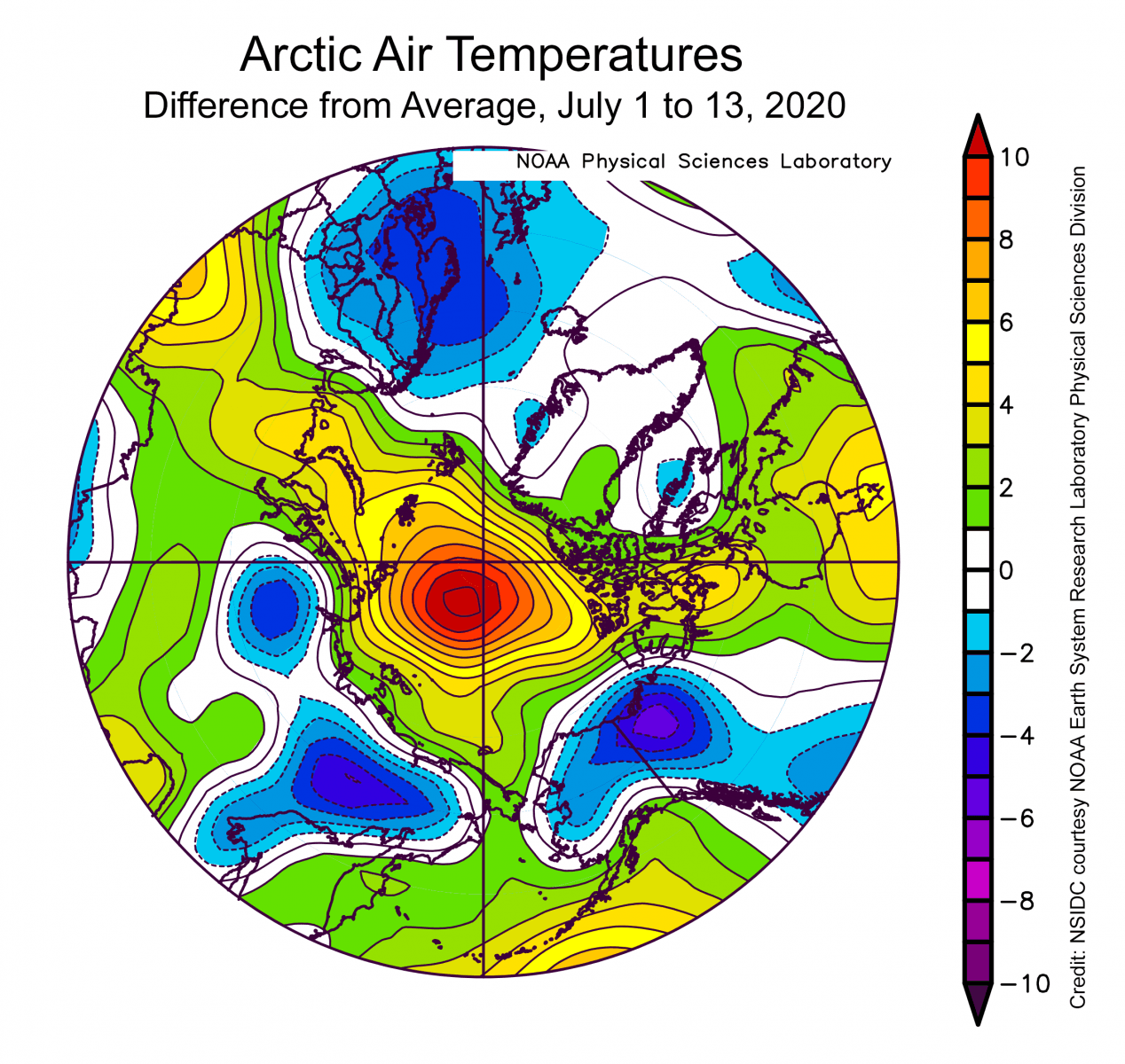 Image d'illustration pour Fortes chaleurs et fonte record de la banquise Arctique 
