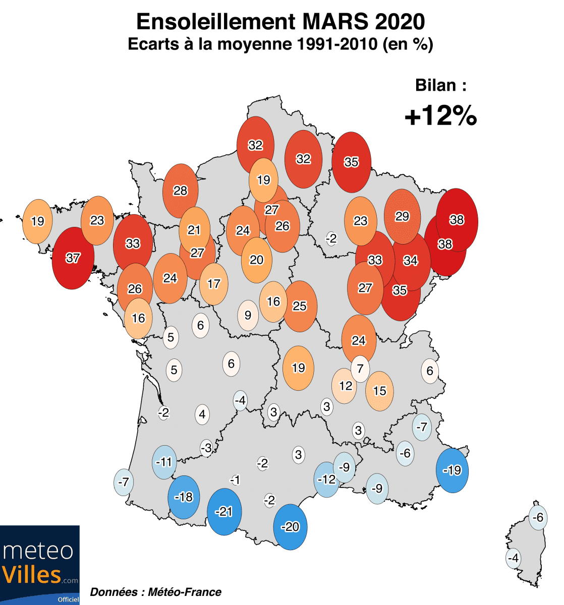 Image d'illustration pour Mars 2020: doux puis frais, humide puis ensoleillé, mois de contrastes !