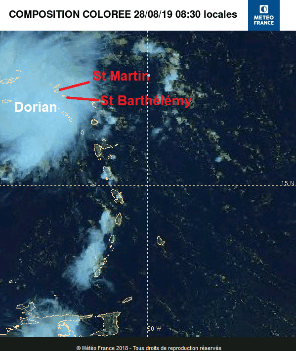 Image d'illustration pour Suivi de la tempête tropicale Dorian