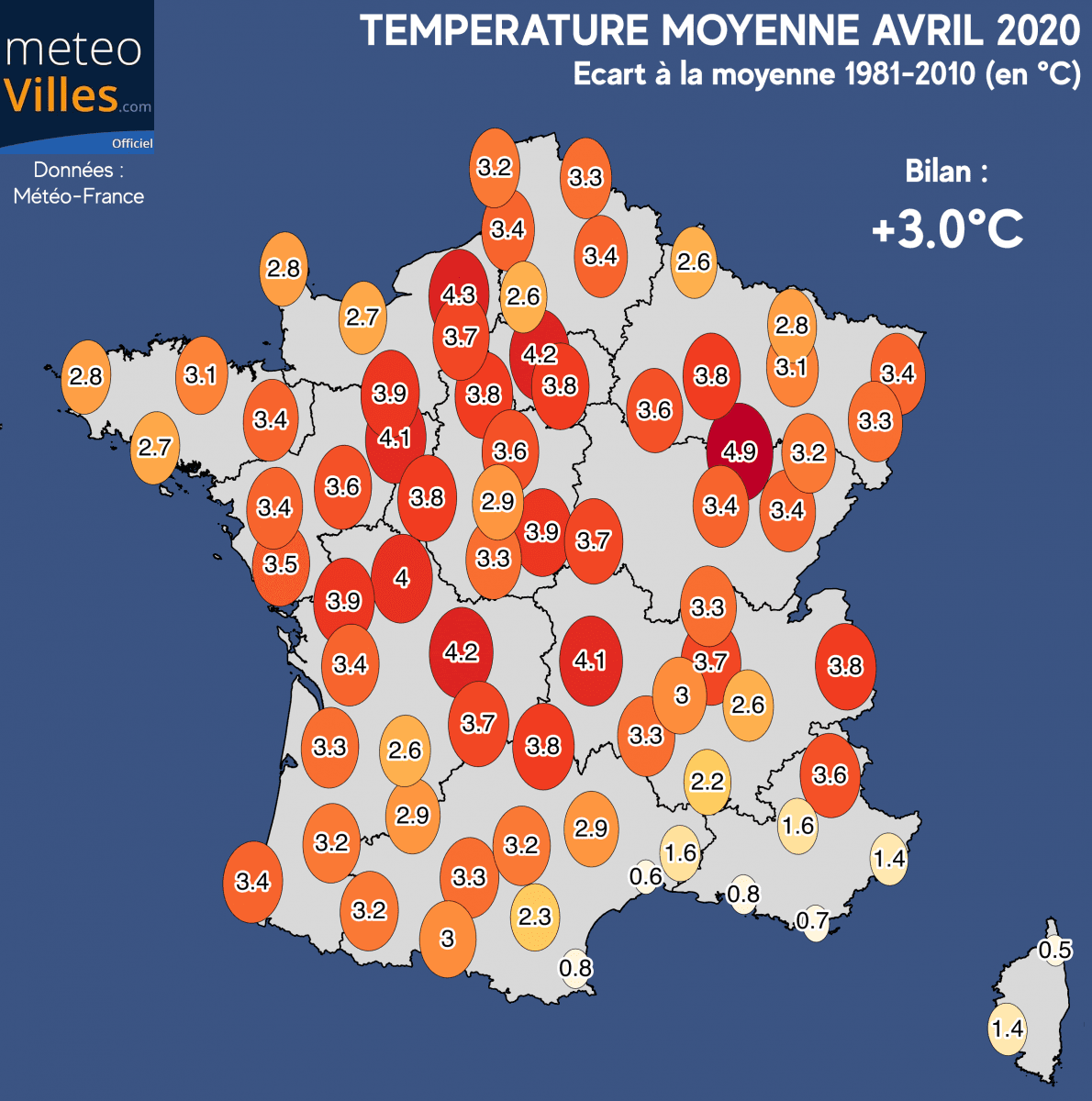 Image d'illustration pour Avril 2020 en France : sur le podium des plus doux depuis 1900