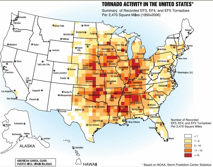 Image d'illustration pour Tornades meurtrières aux Etats-Unis ce week-end