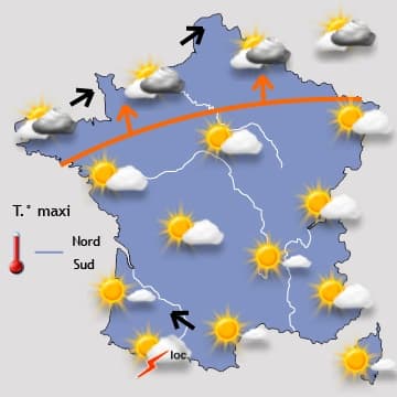 Image d'illustration pour Soleil, douceur et fortes amplitudes avant une dégradation limitée