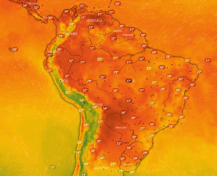 Image d'illustration pour L'actualité météo dans le monde en cette dernière décade d'avril