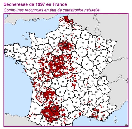 Image d'illustration pour Retour sur les sécheresses au mois d'avril en France