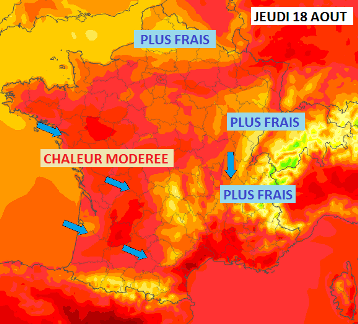 Image d'illustration pour De très fortes chaleurs en cette mi-août