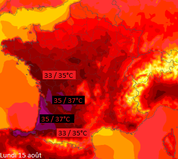 Image d'illustration pour Vers de très fortes chaleurs sur le Sud-Ouest