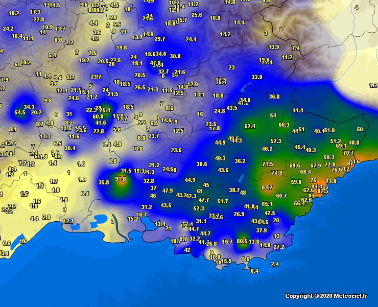 Image d'illustration pour Bilan des orages & fortes pluies en France les 3 et 4 juin 2020