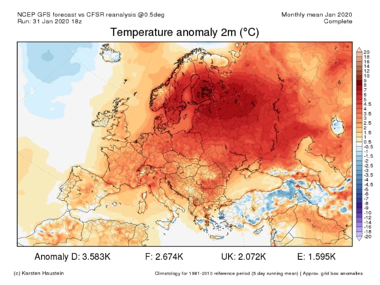 Image d'illustration pour Vers l'hiver le plus doux jamais enregistré ?