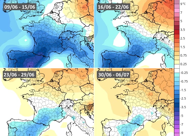 Image d'illustration pour Quelle météo pour la suite du mois de juin en France ?