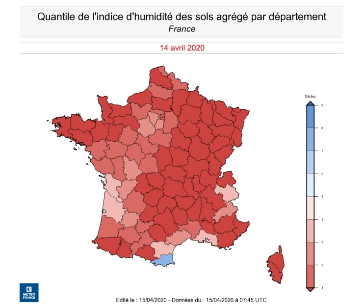 Image d'illustration pour Printemps hors norme et sécheresse s'aggravant en France
