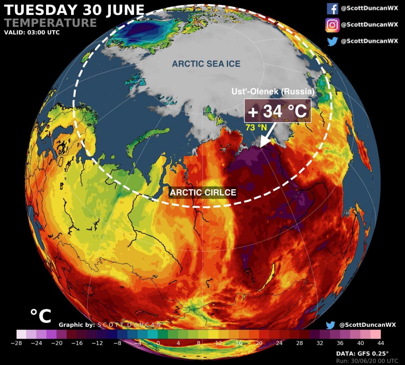 Image d'illustration pour L'actualité météo dans le monde en cette fin juin 2020