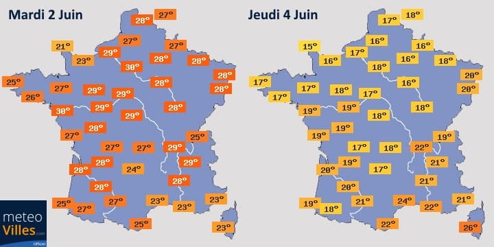 Image d'illustration pour Brutal rafraîchissement en France : pour combien de temps ?