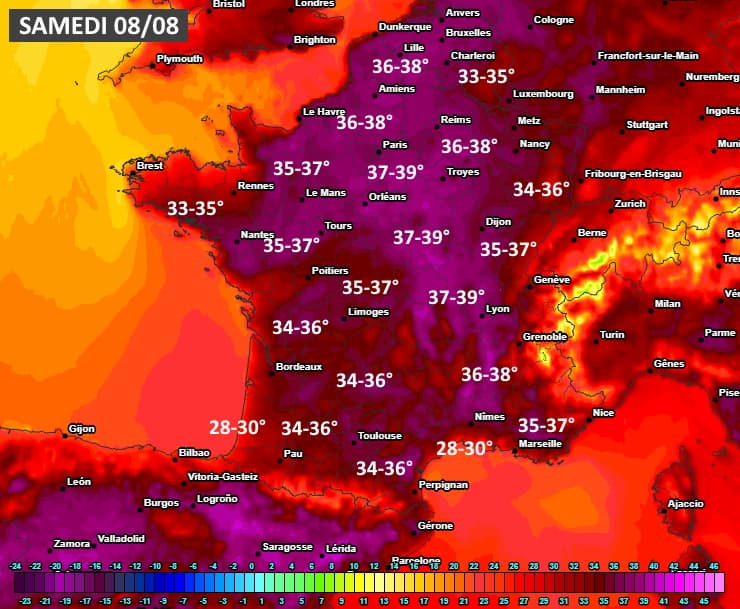 Image d'illustration pour Canicule importante sur la France pendant une semaine !