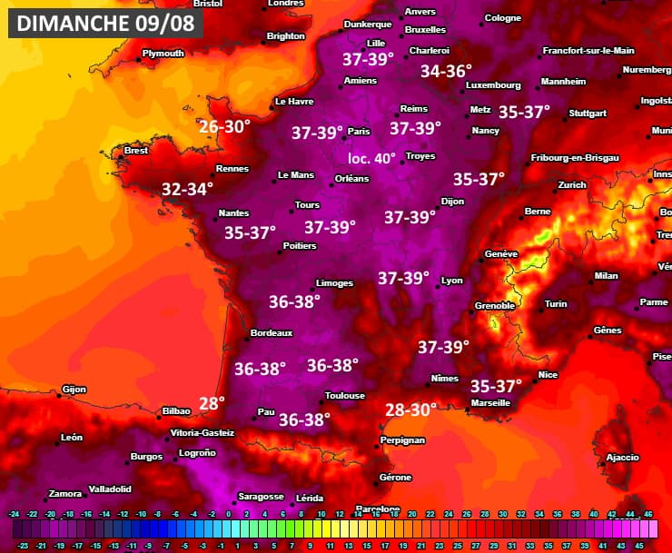 Image d'illustration pour Canicule importante sur la France pendant une semaine !