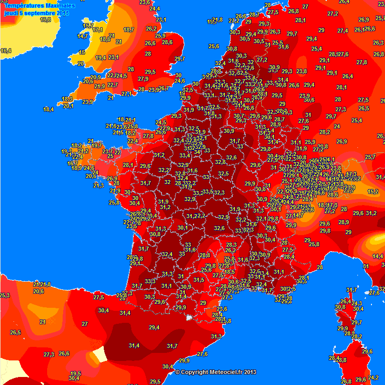 Image d'illustration pour Chaleur en septembre : les précédents depuis plus d'un siècle