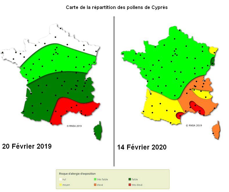 Image d'illustration pour Hiver doux : réveil de la nature et des pollens