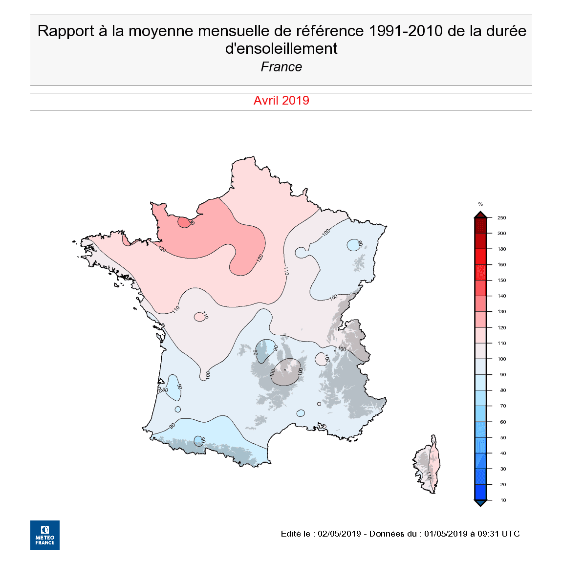 Image d'illustration pour Un mois d'avril hétérogène : le bilan national 