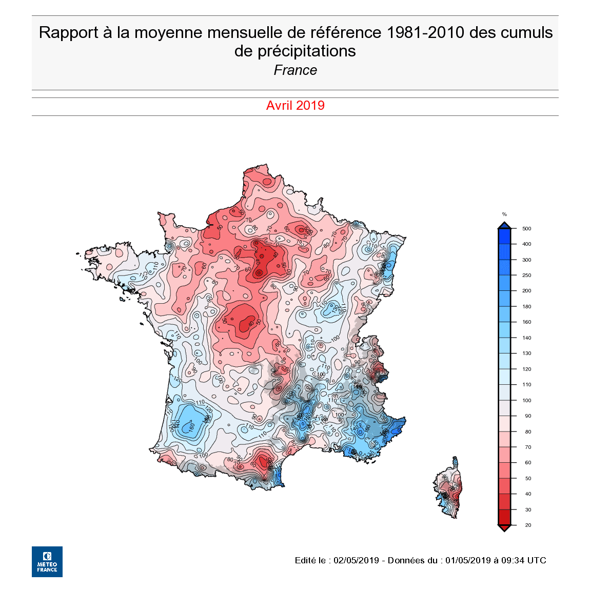 Image d'illustration pour Un mois d'avril hétérogène : le bilan national 
