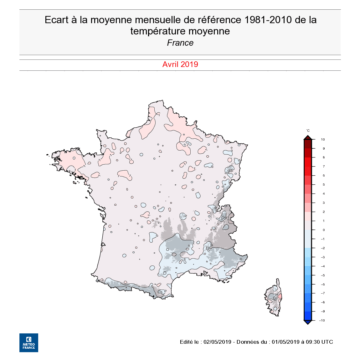 Image d'illustration pour Un mois d'avril hétérogène : le bilan national 