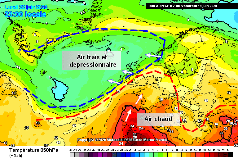 Image d'illustration pour Chaleur marquée sur le pays pour la fin du mois de Juin