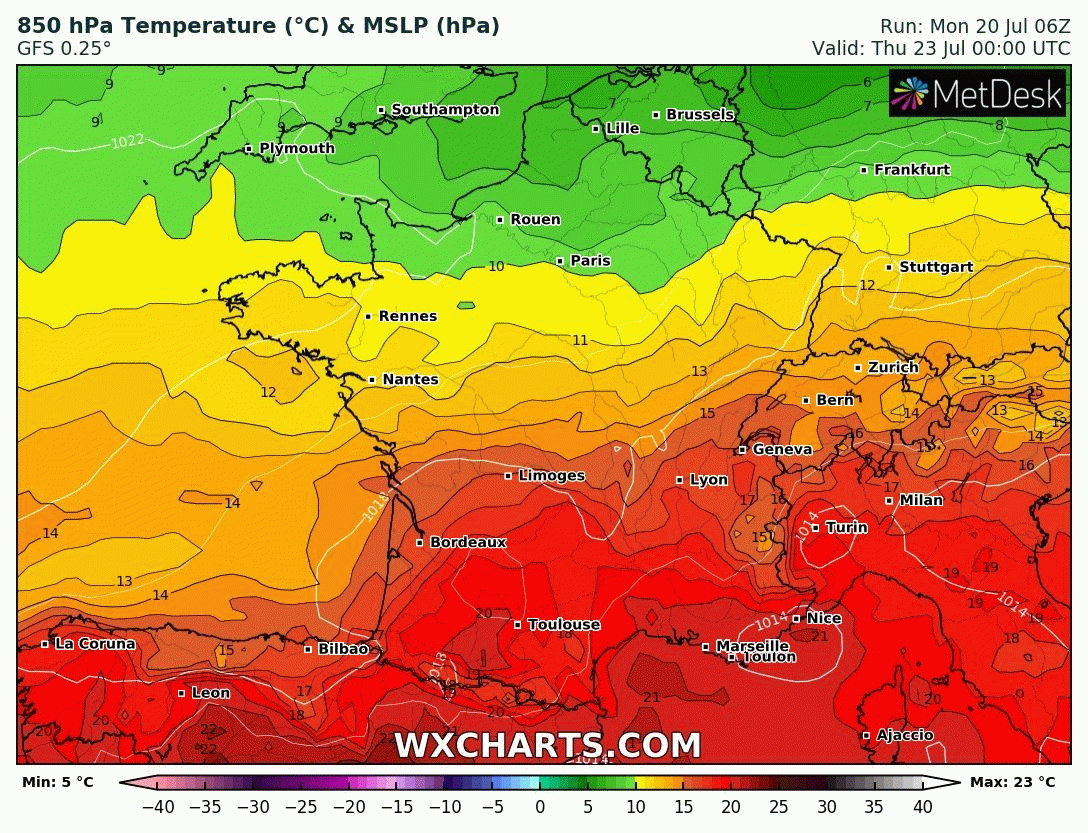Image d'illustration pour Retour des orages parfois forts cette semaine sur la moitié Sud