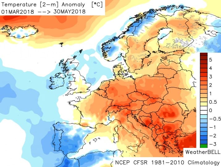 Image d'illustration pour Fin du printemps et début de l'été - Tendance météo ?