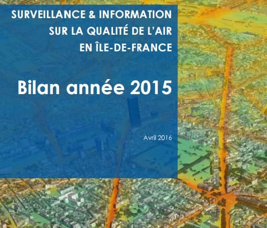 Image d'illustration pour Bilan de la qualité de l'air à Paris et en Ile de France en 2015