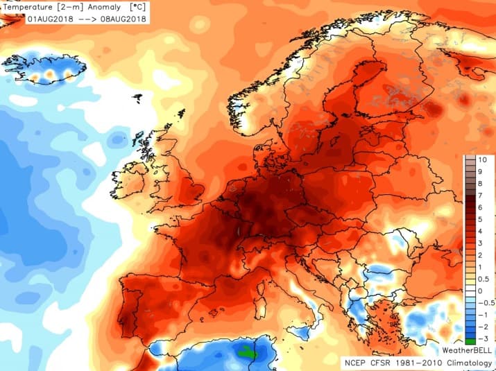 Image d'illustration pour Canicule 2018 : sévère mais moindre qu'en 2006, 2003 et 1983