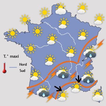 Image d'illustration pour Pentecôte plus ensoleillée que l'Ascension malgré des orages