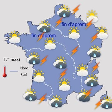Image d'illustration pour Pentecôte plus ensoleillée que l'Ascension malgré des orages