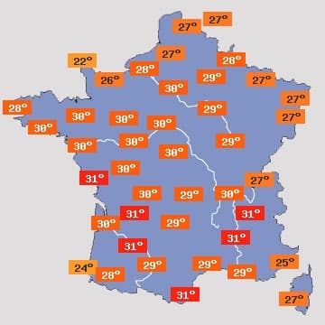 Image d'illustration pour Fortes chaleurs fin Juin
